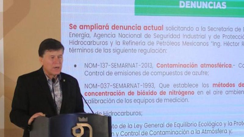 PRESENTA NL «PRUEBAS» DE CONTAMINACIÓN DE REFINERIA