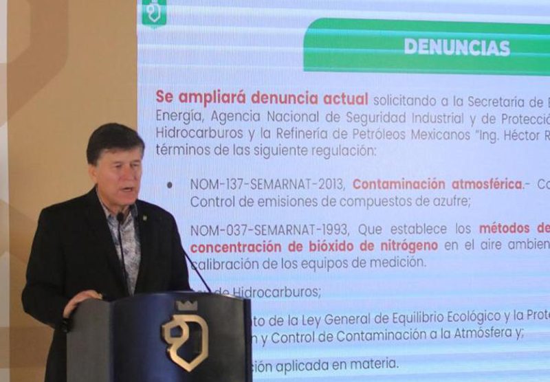 PRESENTA NL «PRUEBAS» DE CONTAMINACIÓN DE REFINERIA