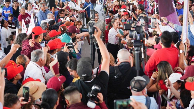 OFRECE CLAUDIA EN QUERÉTARO UN MÉXICO SEGURO Y CON BIENESTAR PARA LAS MUJERES