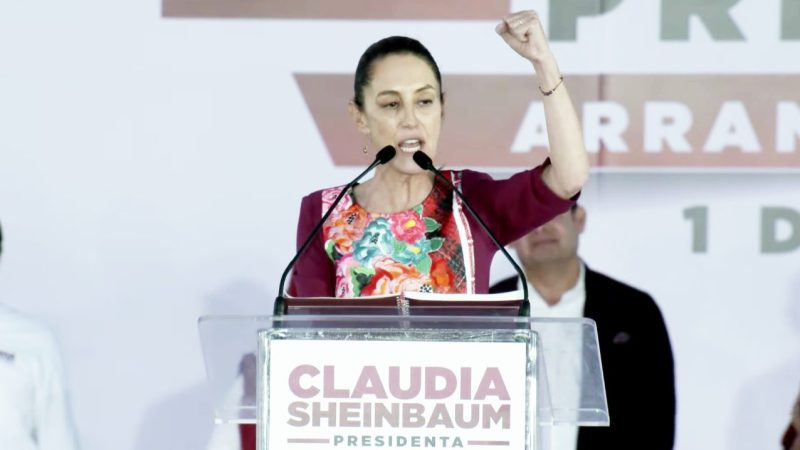 DARÁ CONTINUIDAD CLAUDIA A OBRAS DE AMLO; PRESENTA 100 COMPROMISOS DE GOBIERNO