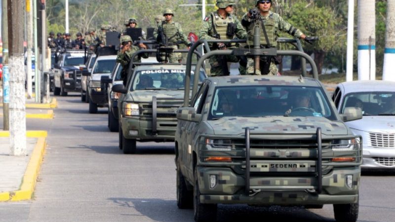 LLEGAN MÁS ELEMENTOS DEL EJÉRCITO Y GUARDIA NACIONAL PARA REFORZAR SEGURIDAD EN NL