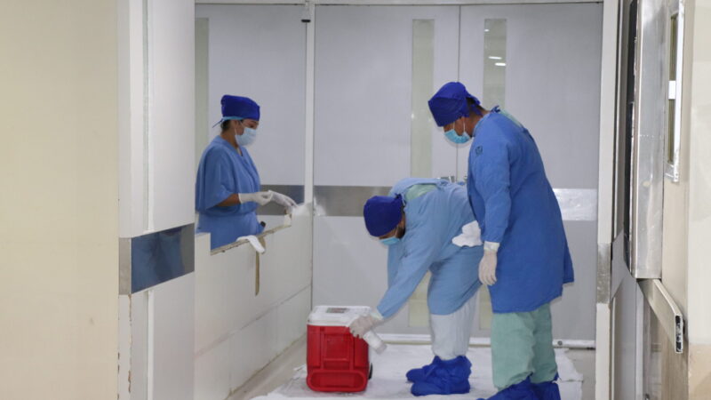 Llega a NL corazón desde Dolores Hgo. Guanajuato, para ser trasplantado a paciente de 40 años