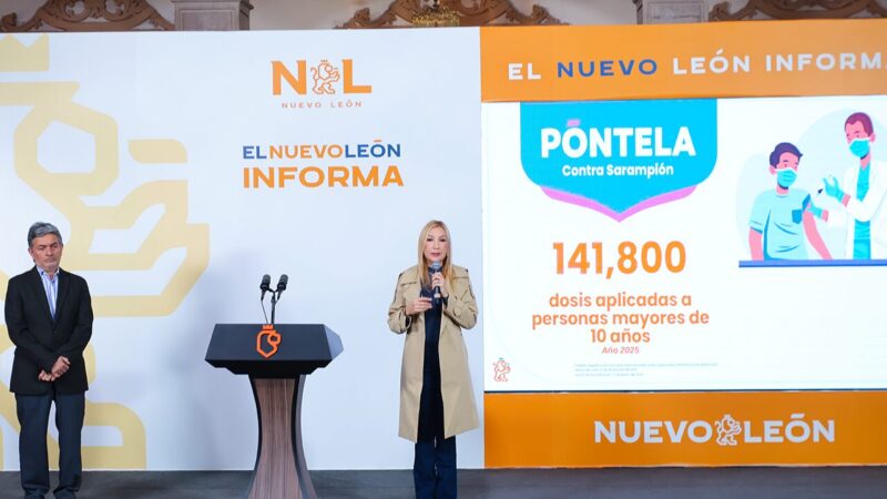 Secretarías de Salud y Educación advierten sobre casos de sarampión en NL