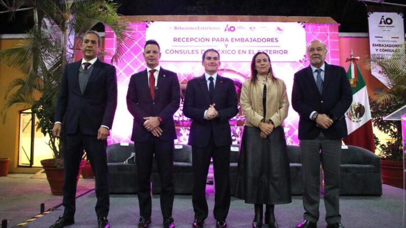 Nuevo León fortalece su proyección internacional en recepción con embajadores y Cónsules de México