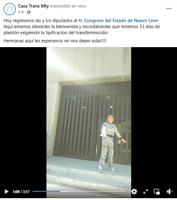 Demandan tipificar como delito asesinatos de personas trans