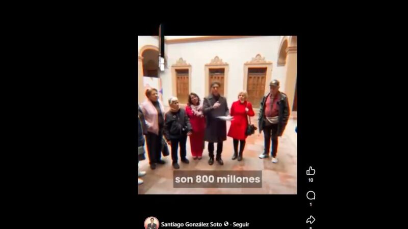 Critica el diputado Santiago González, que el gober no salde adeudo con maestros y gaste en su autopromoción