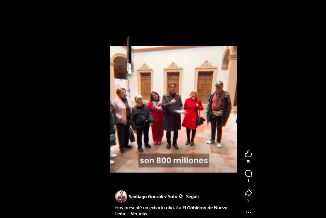 Critica el diputado Santiago González, que el gober no salde adeudo con maestros y gaste en su autopromoción