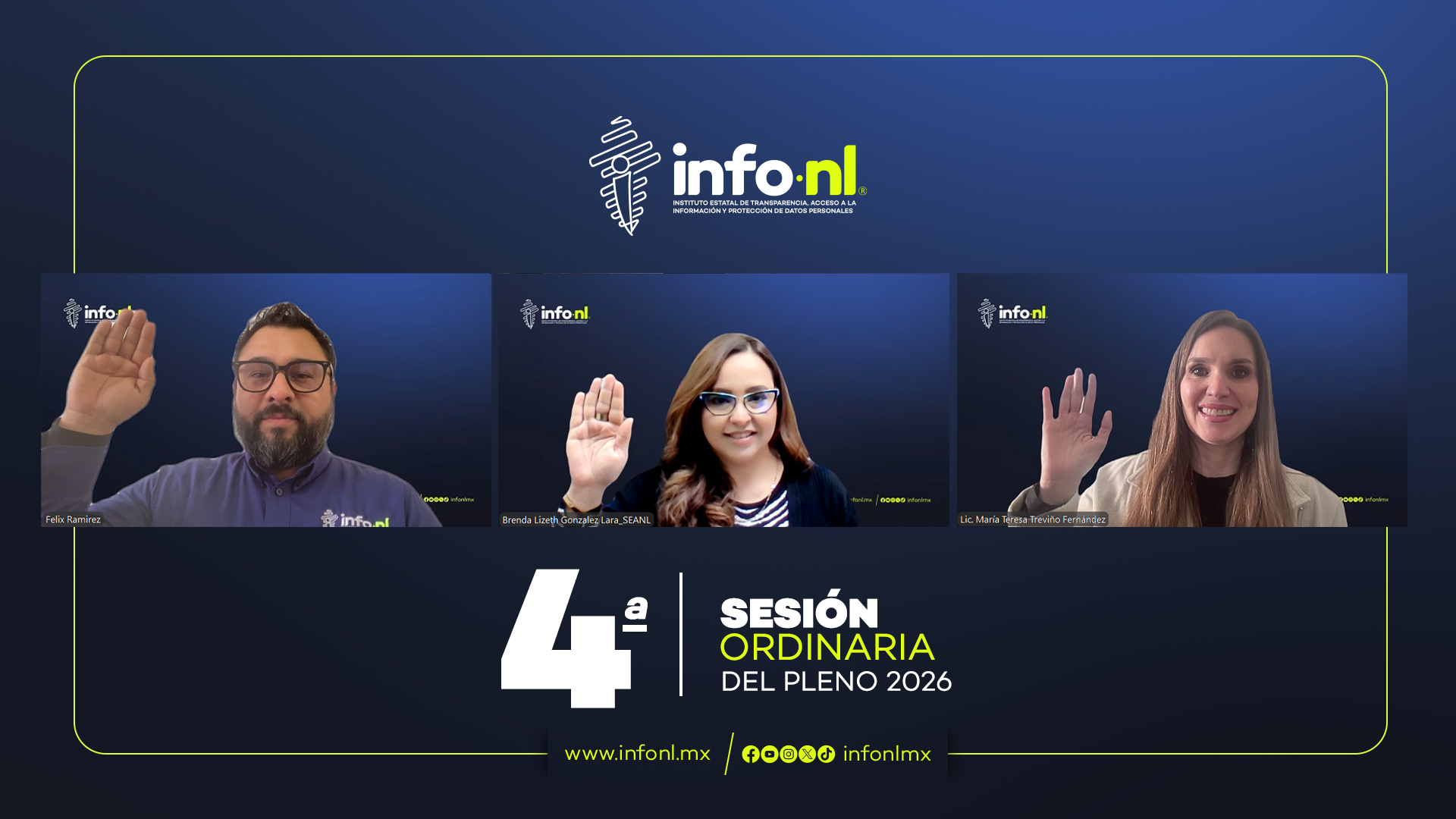 Impone INFONL multas a funcionarios de Juárez y Santa Catarina por omitir información requerida