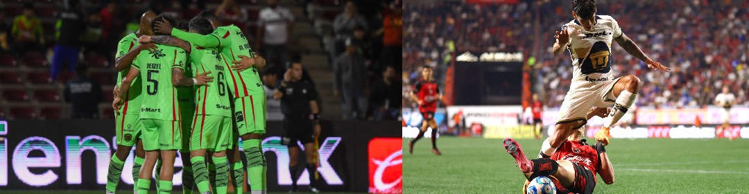 ¡Viernes de alarido! Juárez impone su ley y Xolos divide puntos con Pumas