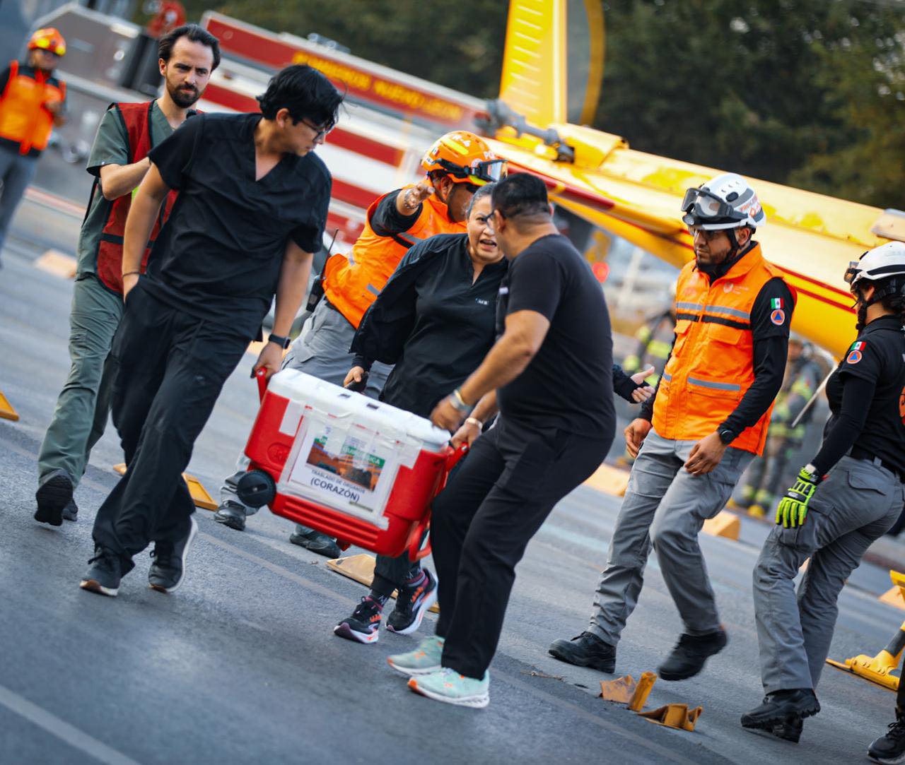 Llega a NL corazón, para realizar el trasplante número 100 en la entidad