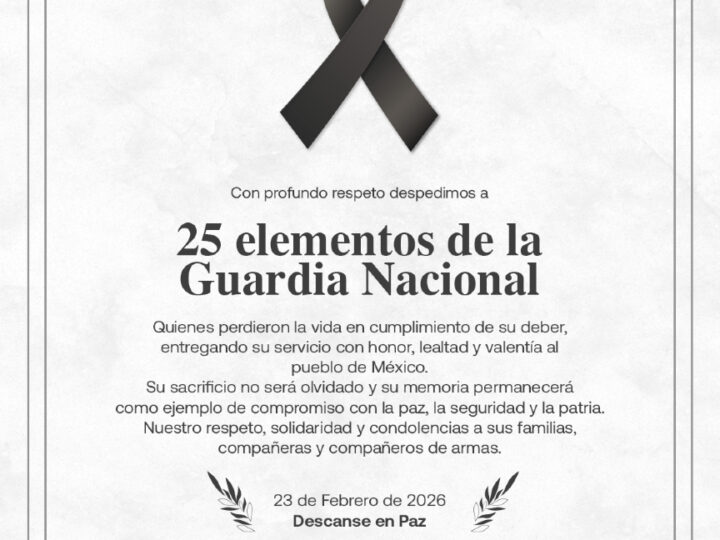 Reconoce Waldo Fernández a fuerzas armadas de México por captura y deceso del Mencho