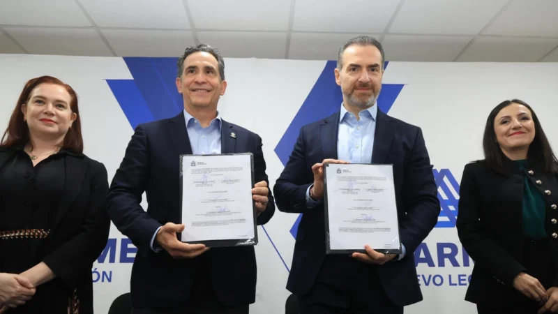 Firma Gobierno de Monterrey acuerdo de entendimiento con COPARMEX
