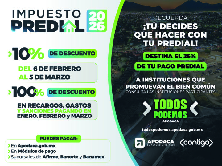 ¡Tú decides que hacer con con tu predial!