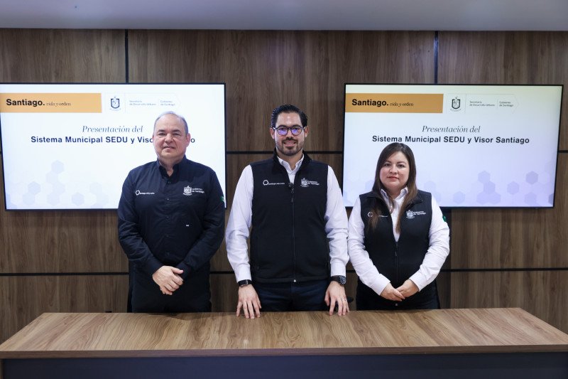 Presentan Visor Santiago y Sistema Municipal SEDU para agilizar trámites ciudadanos