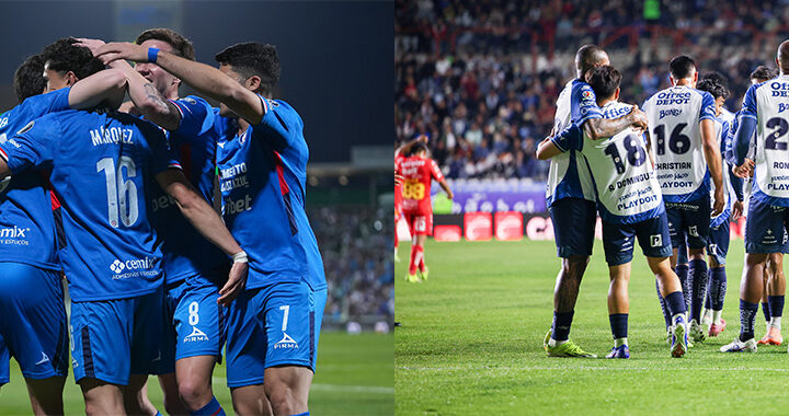 Cruz Azul y Pachuca vencen a sus respectivos rivales en la J9