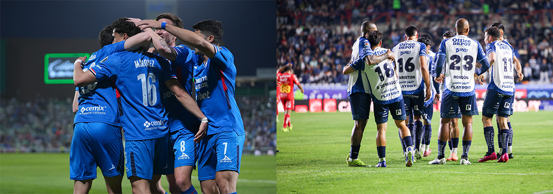 Cruz Azul y Pachuca vencen a sus respectivos rivales en la J9