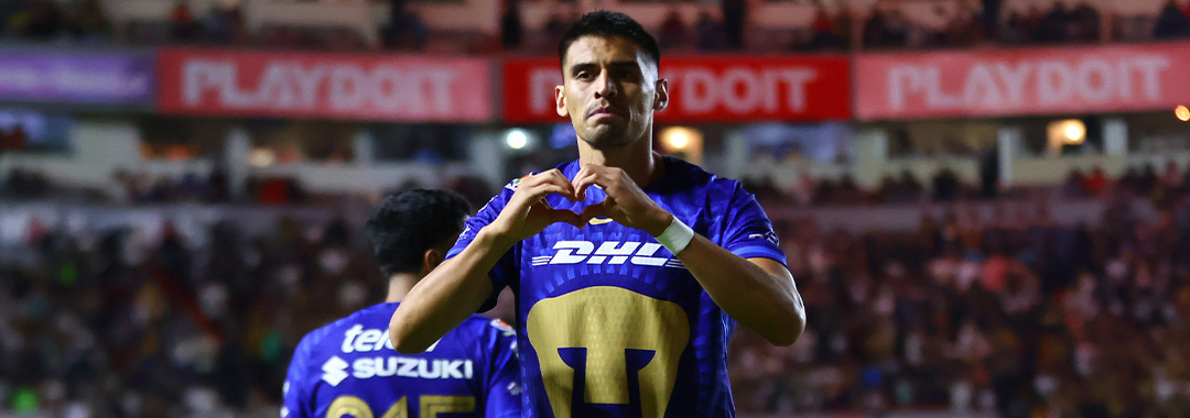 Pumas vence a Necaxa en Aguascalientes con gol del ‘Memote’
