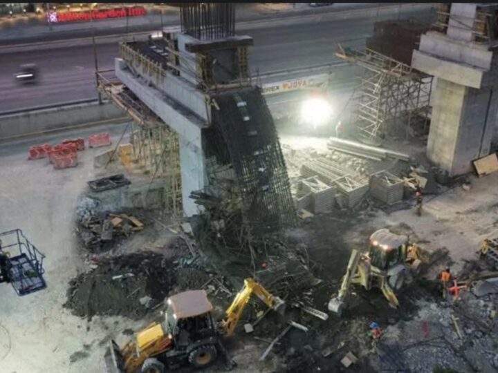 Cinco trabajadores resultan heridos tras incidente en obra de la Línea 4 del Metro en Monterrey