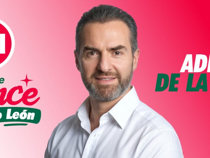 «Destapa» Alito Moreno a Adrián de la Garza para NL, al nombrarlo «Defensor de México» en la entidad