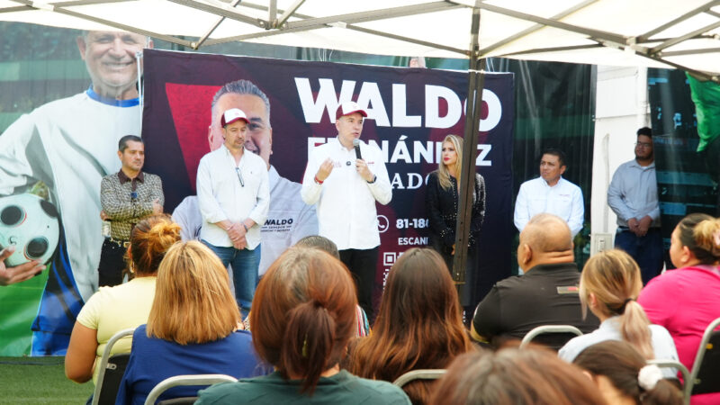 Promete Waldo Fernández defender a Nuevo León, como lo hace con su familia