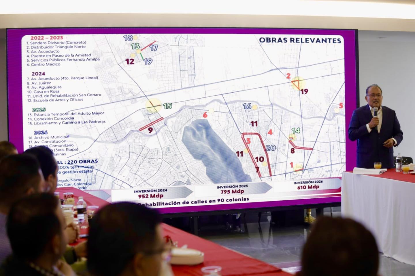 Reclama Mijes recursos estatales para terminar Triángulo Norte; Estado dice, no comprueban el gasto