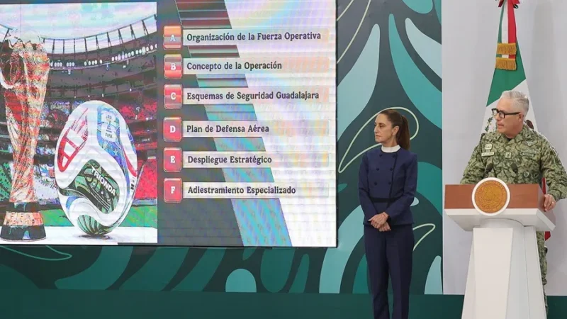 México blindará las sedes del Mundial de Fútbol con casi 100.000 efectivos de seguridad