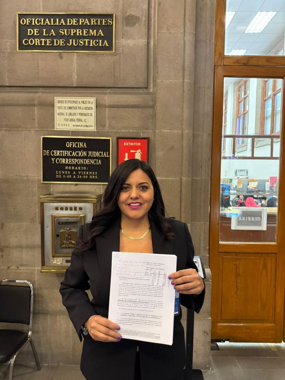 Presenta Congreso controversia constitucional ante SCJN