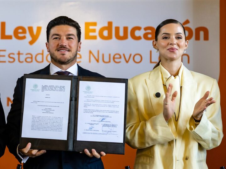 Firma Samuel Nueva Ley de Educación para NL, entraría en vigor en agosto