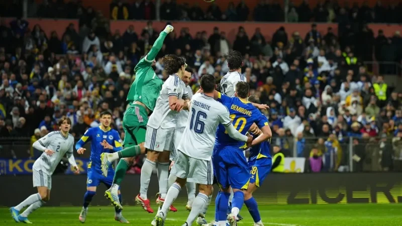 Italia cae en penaltis ante Bosnia y queda fuera del Mundial por tercera vez consecutiva