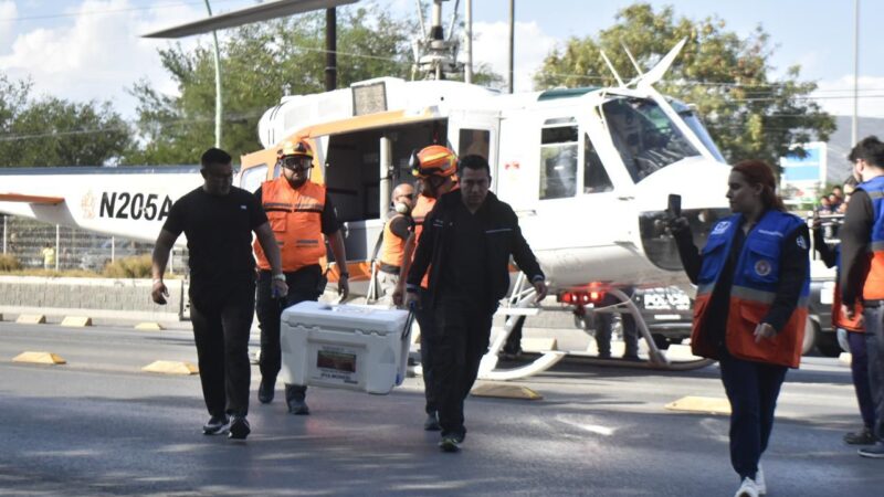 Llegan dos pulmones a Clínica 34 del IMSS, procedentes de Guanajuato