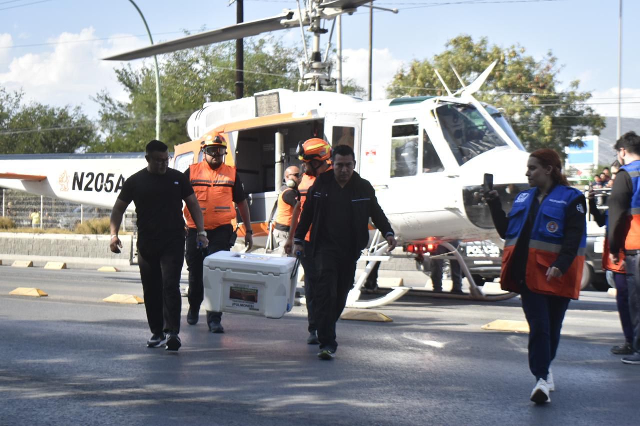 Llegan dos pulmones a Clínica 34 del IMSS, procedentes de Guanajuato