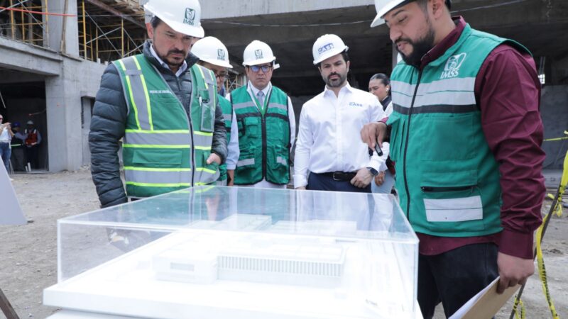 Visita director general del IMSS obra de ampliación y remodelación de la UMF No. 15 en Monterrey