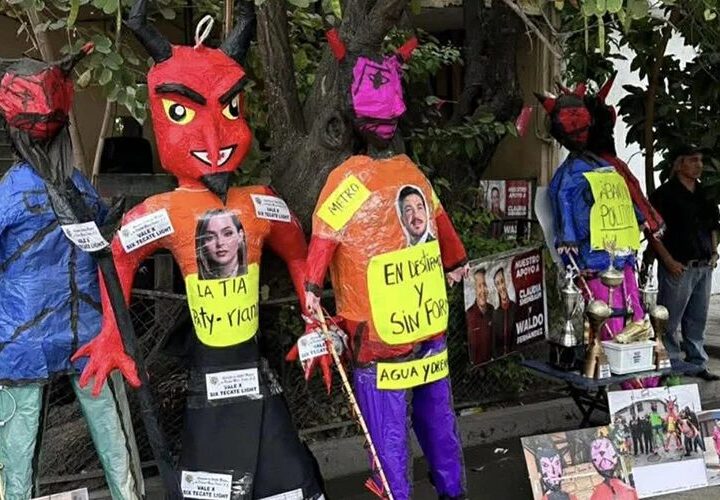 A huevazos y con quema del Judas, festejan Sábado de Gloria en la Obrerista