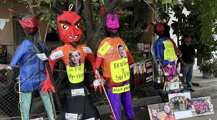 A huevazos y con quema del Judas, festejan Sábado de Gloria en la Obrerista