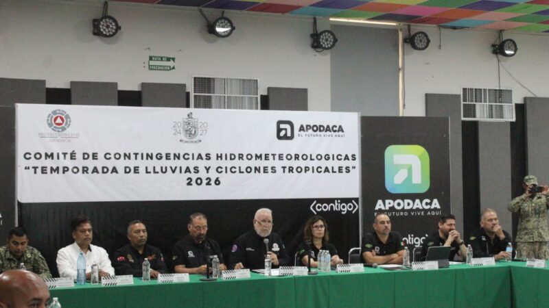 Activa Apodaca Programa Especial por Contingencias Hidrometeorológicas 2026
