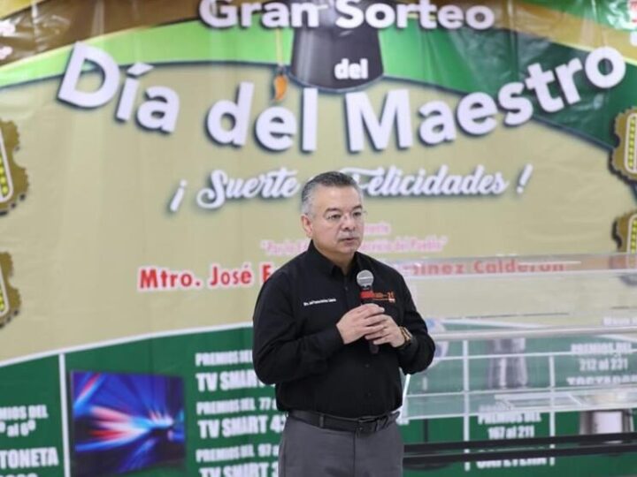 Realiza Sección 21 del SNTE «Gran Sorteo del Día del Maestro 2026»