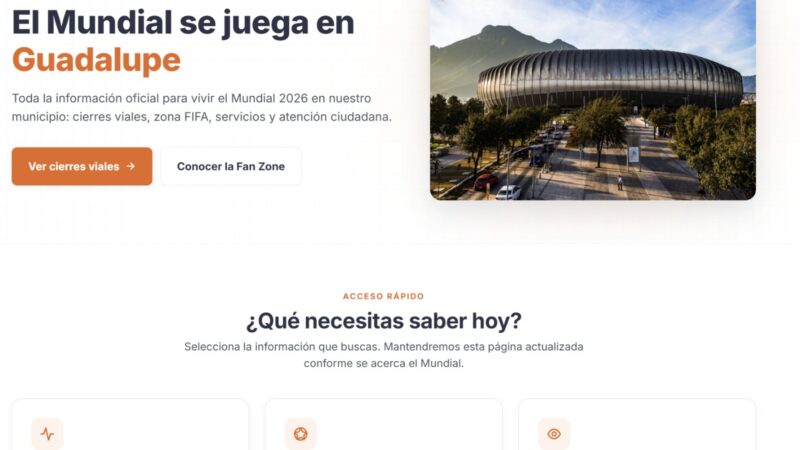 Habilita Guadalupe micrositio de orientación para el Mundial