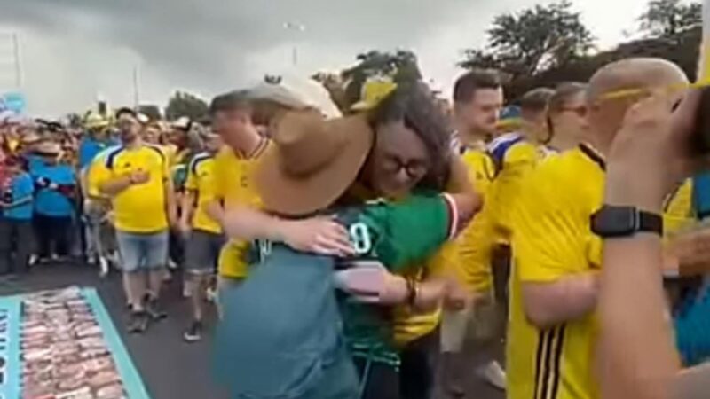 Afición sueca apoya a colectivos en busca de desaparecidos en NL, dentro del Mundial de Fútbol