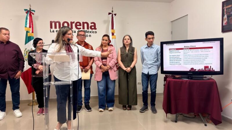 Aspirantes morenistas harán registro presencial en CDMX para participar en contienda interna por NL