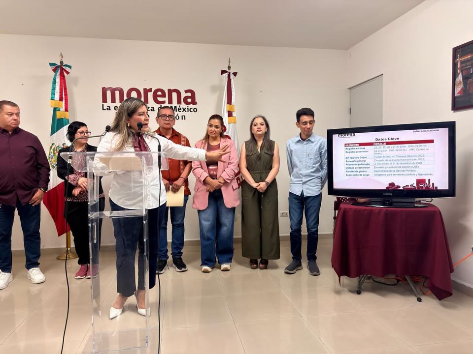 Aspirantes morenistas harán registro presencial en CDMX para participar en contienda interna por NL