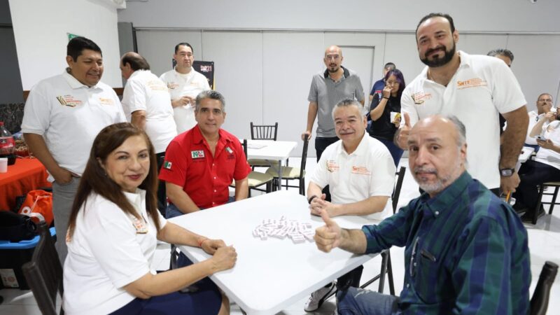 Sección 21 del SNTE realiza «Primer Torneo Magisterial de Dominó»