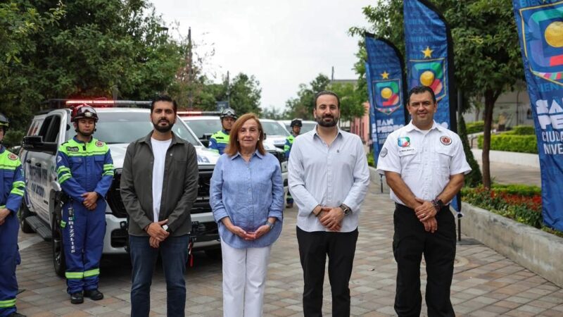 Refuerza San Pedro a Protección Civil con nuevas unidades y equipamiento