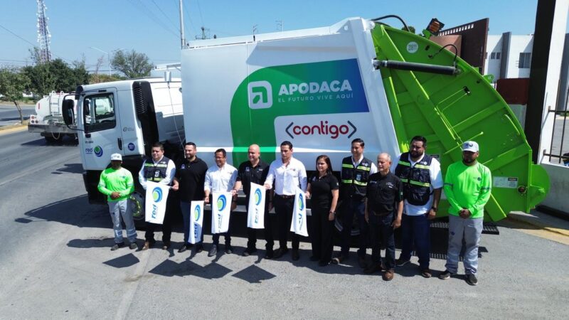 Incorporan Apodaca y Red Ambiental cuatro nuevas unidades al servicio de recolección