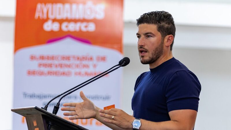 Discrepan Samuel García y alcaldes morenistas de Escobedo y García por obras viales y falta de agua