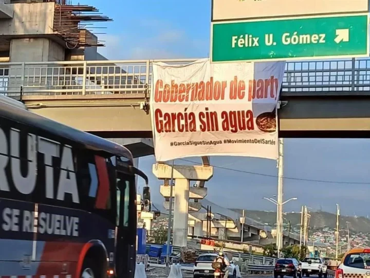 Samuel en «modo party» y habitantes de «García en modo sin agua», denuncian