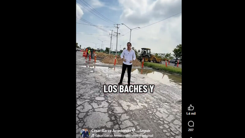 Drenaje pluvial y reconstrucción de avenidas Concordia y Andromeda, anuncia el alcalde César Garza Arredondo