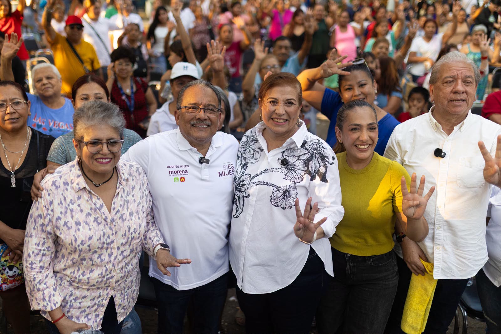 Aspirantes morenistas dan ejemplo de unidad al reunirse en eventos de defensa de la 4T