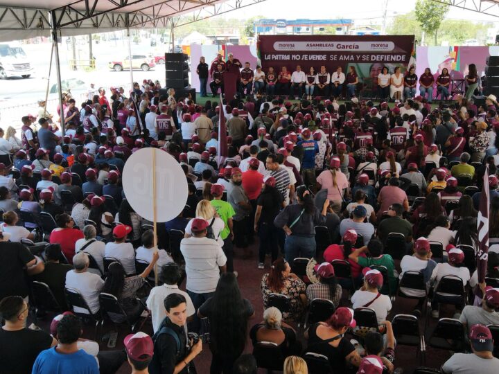 Aspirantes morenistas para NL refrendan unidad desde el municipio de García