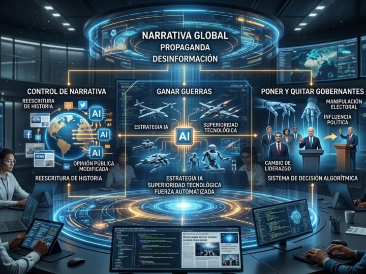 Conciben la IA para controlar la narrativa, ganar guerras y poner y quitar gobernantes