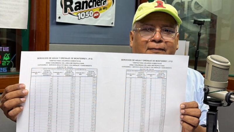  A y D cobra mil 835 millones en sobre costos anuales a usuarios del agua en NL